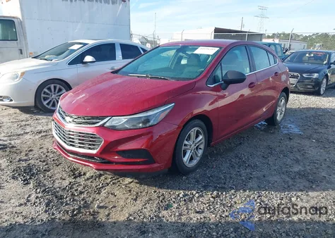 2018 Chevrolet Cruze Lt Auto из США, поврежденный, VIN 3G1BE6SM5JS567787